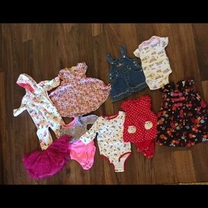 Lot of baby girls clothes 3-6 month